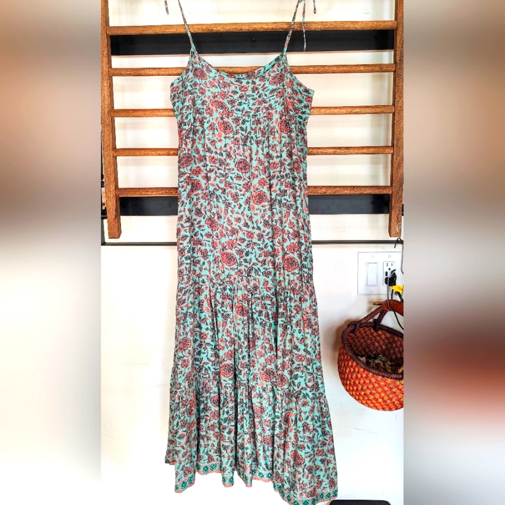 Natalie Martin Melanie Bloom Seafoam & Melon Sundress S